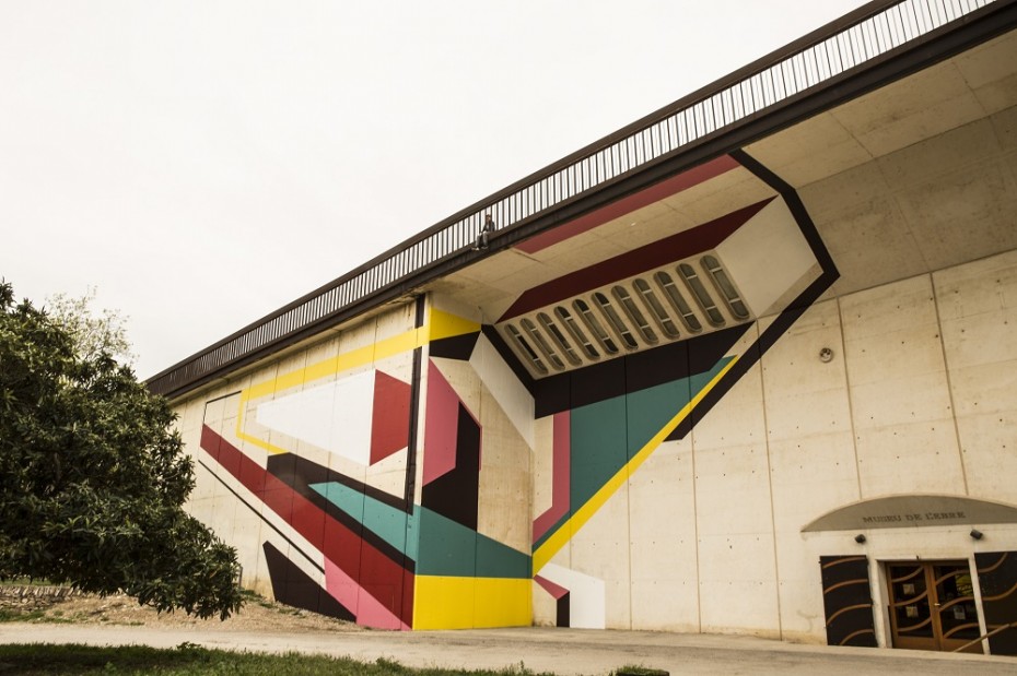 Mural d'Elbi Elem a Tortosa. Foto de Vanessa Batista